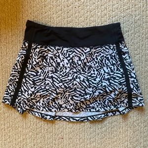 Zebra pattern lululemon skirt size 2!